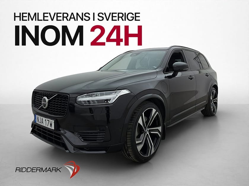 Bild 3 av Volvo XC90 7-seater T8 456hk Ultimate Dark 7-Sits Pano B&W HUD MOMS