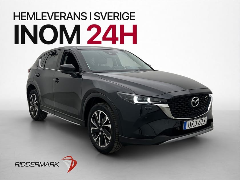 Bild 3 av Mazda CX-5 2.5 AWD M&K-Värmare HUD 360° Navi Halvskinn Rattv