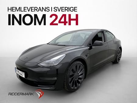 Tesla Model 3 Performance AWD Autopilot Svensksåld Skinn