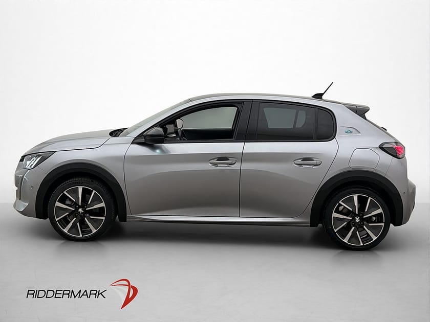 Bild 5 av Peugeot e-208 136hk GT Kamera CarPlay Navi Halvskinn