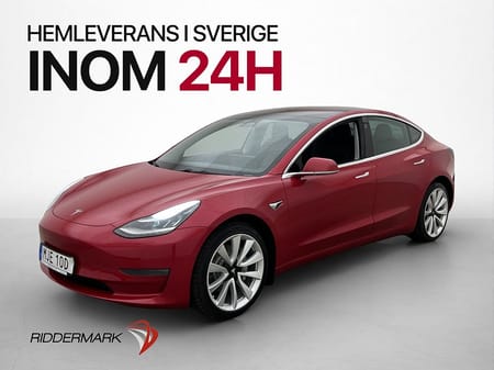 Tesla Model 3 Long Range AWD 440hk Autpilot Pano Kamera