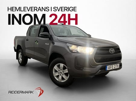 Toyota Hilux Dubbelhytt 2.4 AWD Dragkrok Diff Farthållare Moms 227MIL