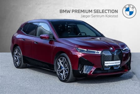 BMW iX xDrive50 Fullycharged Luft Bakhjulsstyring B/W Skinn