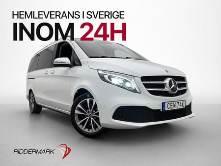 Mercedes-Benz V 300d 3.1t 300 Avantgarde Drag Värm El-Dörr Skinn MOMS