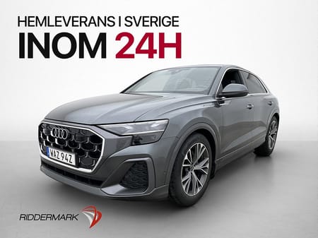 Audi Q8 50 TDI quattro Q S-Line Värmare Luftfjädring Navi Drag MOMS