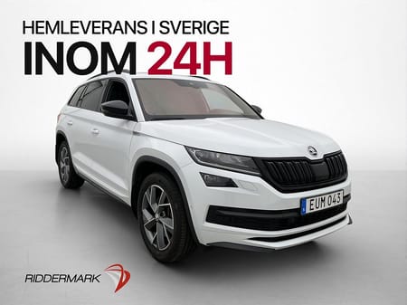 Škoda Kodiaq 7-Seater Skoda 2.0 TDI 4x4 Sportline 7-Sits Pano Canton Drag