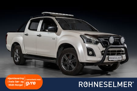 Isuzu D-Max Dobbelcab 164hk 4WD EU 05/27 Black Lavserie Krok Skinn Kamera+
