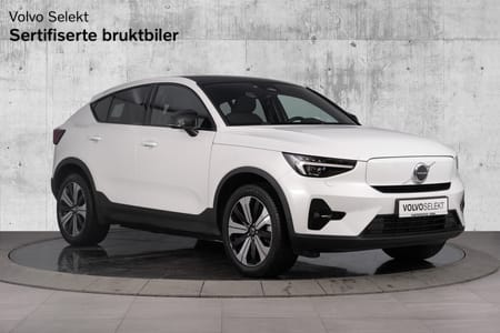 Volvo C40 Recharge Twin motor 408 hk Plus. Piksel LED/Krok/Varmepumpe/Soltak/VOC