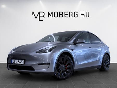 Tesla Model Y Performance 534hk Pano Navi Läder Drag B-Kamera