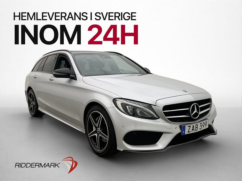 Bild 3 av Mercedes-Benz C 180 T 156hk AMG Pano Skinn P-Sensorer Drag