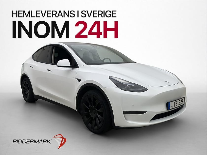 Bild 1 av Tesla Model Y Long Range AWD Drag AP Pano Skinn Rattvärme