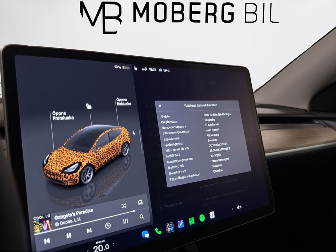 Tesla Model Y Long Range AWD, 514ps, 2024