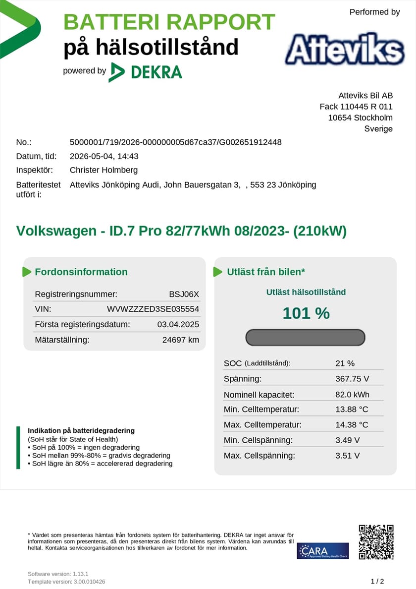 Bild 4 av Volkswagen ID.7 Pro S Tourer Edition Drag 360°-Kamera El-Lucka HUD