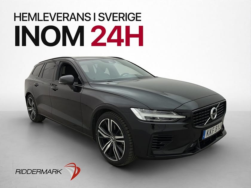 Bild 3 av Volvo V60 Recharge T8 AWD R-Design B&W Pano Skinn Drag 360°