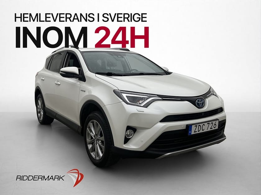 Bild 1 av Toyota RAV4 Hybrid AWD 197hk 360° Skinn Drag Navi