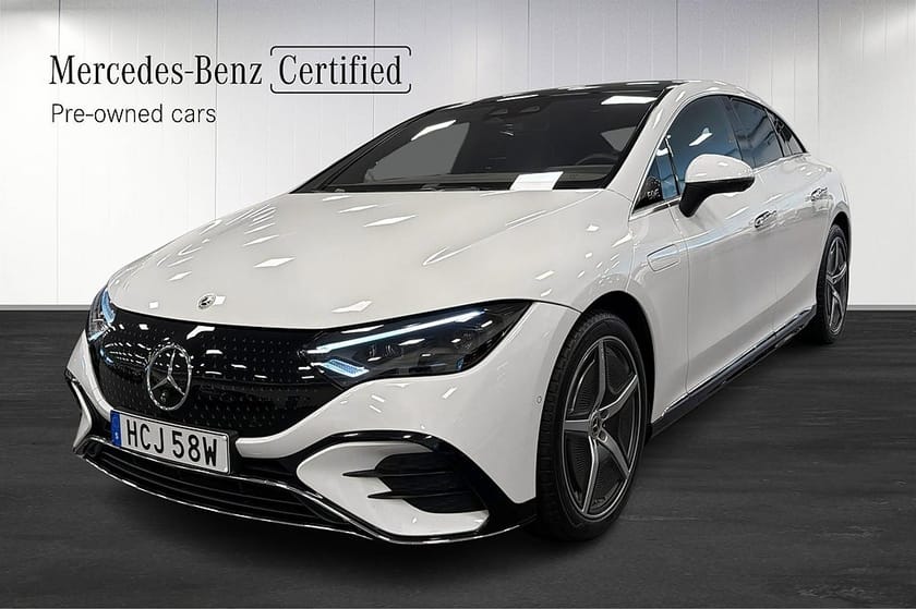 Bild 1 av Mercedes-Benz EQE 350+ AMG Drag Panorama Burmester Distronic Rattvärme