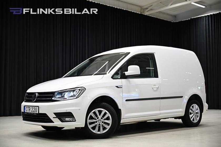 Bild 1 av Volkswagen Caddy Van DSG 102HK Nedlackad|Inredd|Girafflucka|Lågmil|Leasbar