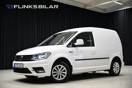 Volkswagen Caddy Van DSG 102HK Nedlackad|Inredd|Girafflucka|Lågmil|Leasbar