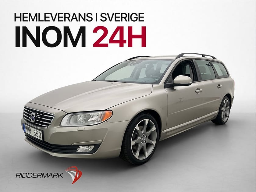 Bild 3 av Volvo V70 D2 115hk Kinetic Värmare Dragkrok Halvskinn