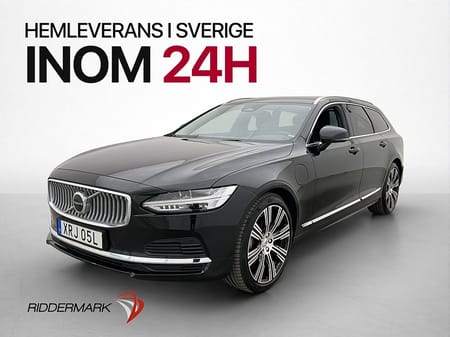 Volvo V90 Recharge T6 AWD 350hk Plus Bright Läder Drag