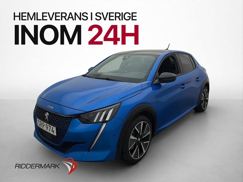 Bild 3 av Peugeot e-208 136hk GT Pack Kamera CarPlay Navi Halvskinn