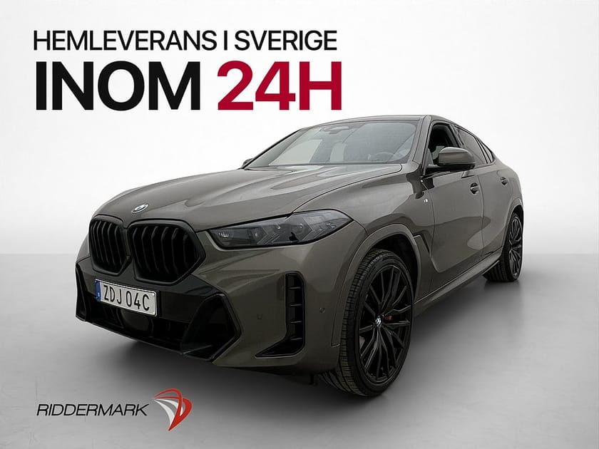 Bild 1 av BMW X6 xDrive40i 381hk M-Sport HUD H/K Wide 360° Drag MOMS