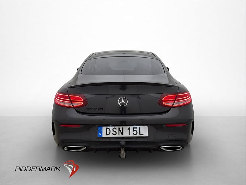 Bild 5 av Mercedes-Benz C 300 d 4MATIC Coupé 4M AMG Pano Burmester HUD Värm