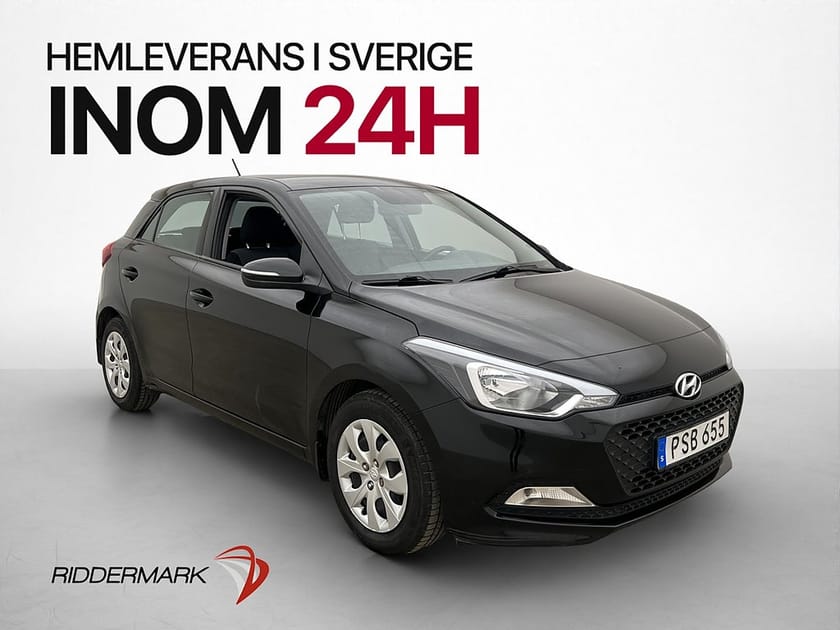 Bild 1 av Hyundai i20 1.4 101hk Premium Bluetooth Rattvärme 0.62 l/mil