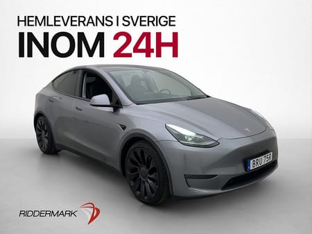 Tesla Model Y Performance AWD Dragkrok AP Pano Värmare 360°