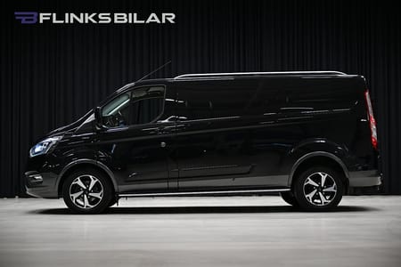 Ford Transit Custom 300 170HK L2 Sport|Automat|Inredd|LED|Leasbar|SeUtr!