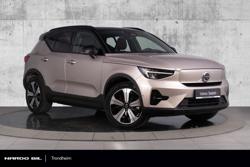 Bilde 1 av Volvo XC40 Recharge Single Motor 231 hk Ultimate. 360 kam/Krok/Pan soltak/Oppv.ratt/HK