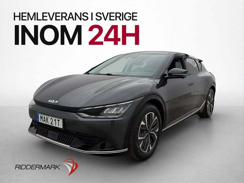 Bild 1 av Kia EV6 77.4 kWh PLUS Dragkrok 360° Skinn Elstolar MOMS