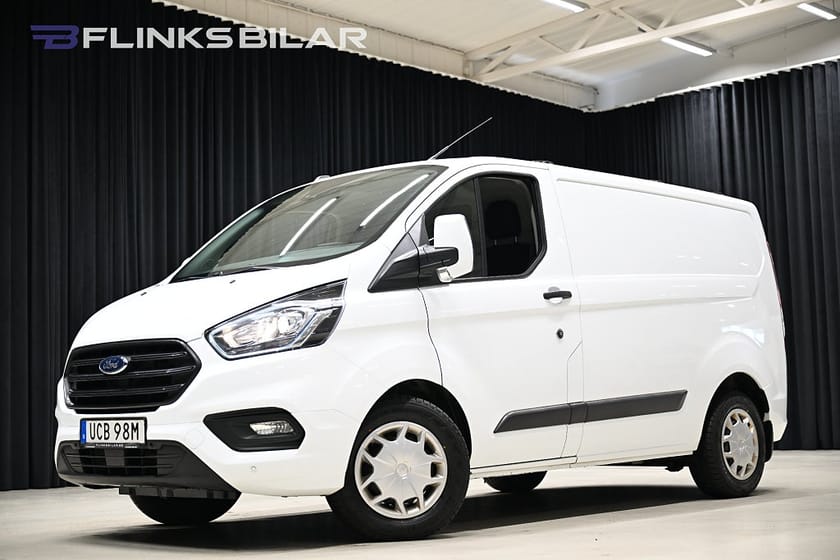 Bild 1 av Ford Transit Custom 300 130HK Automat|Inredd|Dubbelgolv|NyKamrem|Leasbar