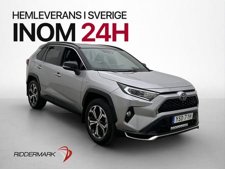 Toyota RAV4 Laddhybrid Plug-in AWD 306hk Style HUD 360° Drag Läder