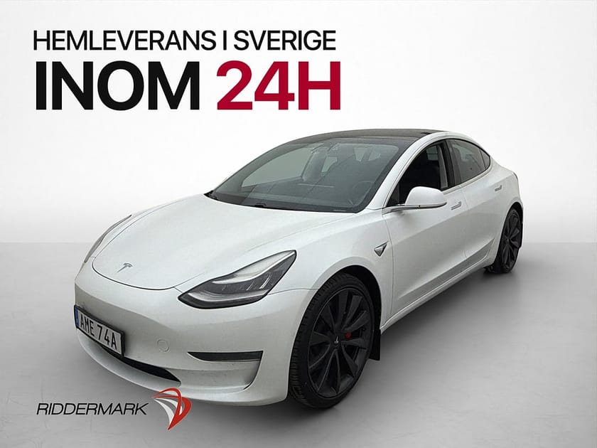 Bild 4 av Tesla Model 3 Performance AWD HW3 Autopilot Svensksåld
