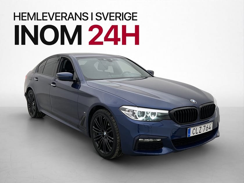 Bild 1 av BMW 530e iPerformance Sedan 252hk M Sport HiFi Kamera Rattvärme