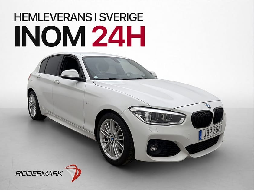 Bild 1 av BMW 118i 136hk M-Sport Skinn Sensorer 2 Brukare 0,58l/mil