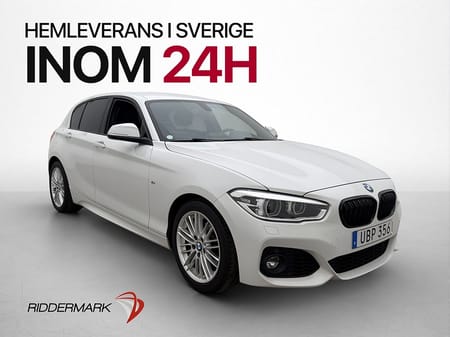 BMW 118i 136hk M-Sport Skinn Sensorer 2 Brukare 0,58l/mil