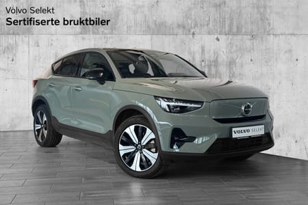 Volvo C40 Recharge Twin motor 408 hk Ultimate. 360/Soltak/Pixel lys/Krok/H&K Lyd