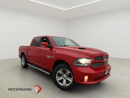 RAM 1500 Crew Cab Dodge Sport 5.7 4x4 Drag B-Kam Skinn Taklucka Alpin