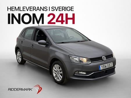 Volkswagen Polo 1.2 TSI 90hk Base Drag Sätesvärme Bluetooth
