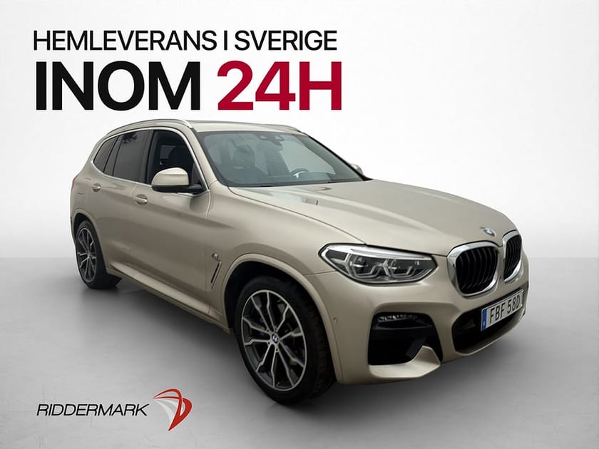 Bild 1 av BMW X3 xDrive30e M Sport Innovation Pano 360° Navi Drag
