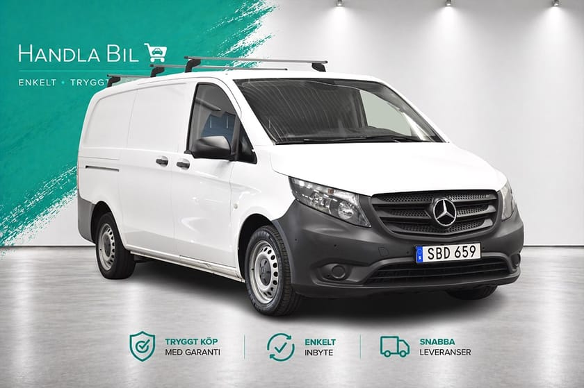 Bild 4 av Mercedes-Benz Vito 110 CDI 2.8t L2 D-värm B-kam Moms Dragkrok