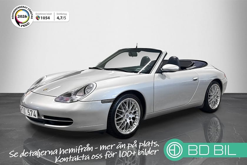 Bild 1 av Porsche 911 Carrera Cabriolet 996 /Cab/Manuell/Väldokumenterad/Få Brukare
