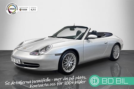 Porsche 911 Carrera Cabriolet 996 /Cab/Manuell/Väldokumenterad/Få Brukare