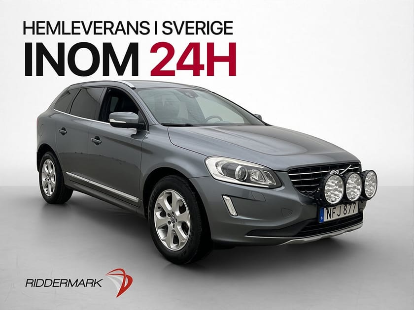 Bild 3 av Volvo XC60 D4 AWD 190hk Summum VOC Värmare Dragkrok Skinn