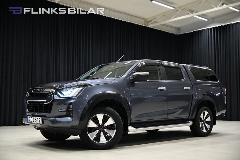Bild 1 av Isuzu D-Max Crew Cab 163HK Automat|Kåpa|Drag|Värmare|EnÄgare|Leasbar|SeUtr!!