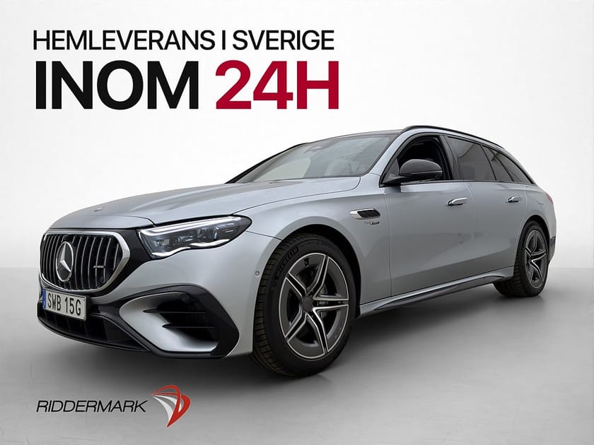 Bild 3 av Mercedes-Benz AMG E 53 HYBRID T 4MATIC+ 585hk 4M+ Burmester Pano HUD 360°