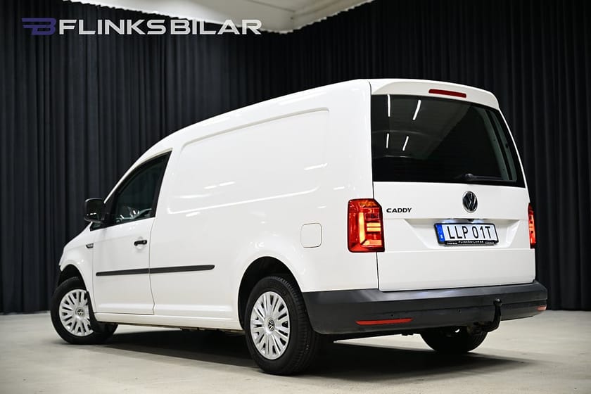 Bild 5 av Volkswagen Caddy Maxi Van DSG 122HK Inredd|Drag|Värmare|Lågmil|EnÄgare|Moms|SeUtr