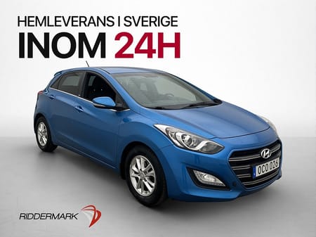 Hyundai i30 1.6 136hk Premium Farthållare Bluetooth